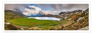 Lac Ayous Pic Midi Ossau Poster Panoramique