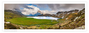 Lac Ayous Pic Midi Ossau Poster Panoramique
