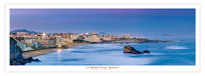 Affiche - Poster photo panoramique de Biarritz