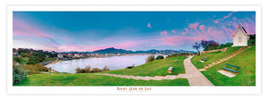 Affiche - Poster photo panoramique de Saint Jean de Luz à Sainte Barbe
