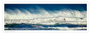 Affiche - Poster photo panoramique gros swell sur la Nord Hossegor