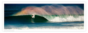 Affiche - Poster photo panoramique de surf dans les Landes