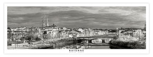 Affiche - Poster photo panoramique de Bayonne