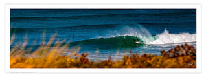 Les belles vagues des Landes en automne