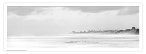 Poster panoramique Biarritz noir et blanc