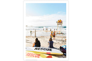 Poster photo des sauveteurs en mer de Biarritz
