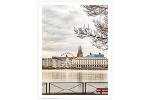 Poster photo de la grande roue de Bayonne