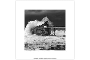 Déferlante sur le Rocher de la Vierge, Biarritz