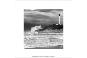 Déferlantes sur le phare, Biarritz