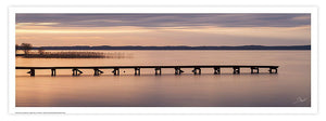 Affiche - Poster photo panoramique du lac de Sanguinet