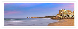 Affiche - Poster photo panoramique de la plage d'Hendaye