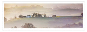 Affiche - Poster photo panoramique de la campagne Basque